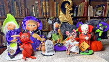 Annalee HUGE Halloween LOT: Limited Edition, Retired, Witches, Mice,Black Cats & picture