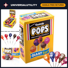 Giant Tootsie Pops Assorted Flavors - 72 Count Bulk Candy for Parties & Events picture