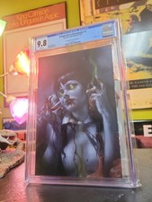 Vampirella vs Reanimator #1 (2018) Dynamite CGC 9.8 Parrillo Virgin Blue Variant picture