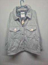 Ambercrombie Fitch Unisex Gray Heavy Four Pocket Super Soft Jacket Size XL NEW picture