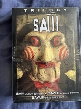 Saw Trilogy 6 Disc DVD Box Set Unrated Special Edition, Directors Cut, Complete picture