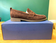 Cole Haan Stassi Penny Loafer Men’s Brown Suede Slip-On Dress Shoe 8.5B picture