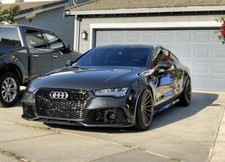 BKM RS7 Style Front Bumper set, fits Audi A7 S7 RS7  C7.5 2016+ Carbon Style picture
