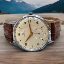 Vintage Zenith Manual Cal.126 Mens 36.5mm Swiss Made Service Just Made picture