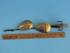Genuine Antique Fishing Lure W.T.J. Lowe Large Star Tandem Spinner #3/0 c.1890’s picture