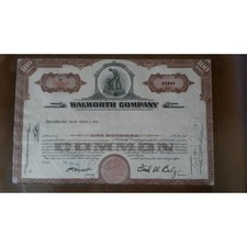 Historic Stocks USA 2 Piece, Walworth Company, E. Storage Battery Company picture