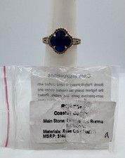 Bomb Party RG95988 Coastal Goddess Burma Blue Spinel/rg Sz 9 (bag 167) picture