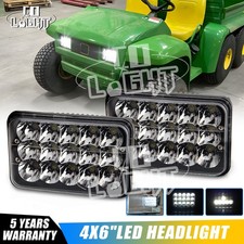 Pair Fit John Deere Gator LED Headlight 4X2 6X4 Utility Vehicle Offroad Headlamp picture