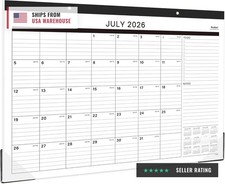 Desk Calendar 2026-2027 - 18 Months Desk Calendar 2026-2027, Jul 2026 - Dec 2027 picture