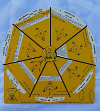 Dial-A-Play Shortstop | Baseball Wheel Chart 1969 Vintage Visual Aid picture