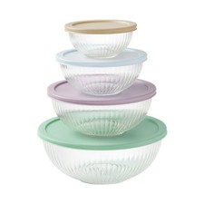 The Pioneer Woman 8-Piece Borosilicate Glass Mixing Bowl Set picture
