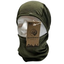New Duckworth Comet Merino Wool Balaclava Olive Green One Size USA NWT picture