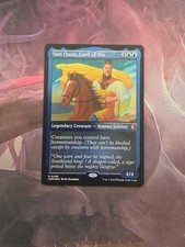 Sun Quan, Lord of Wu - Foil Etched Near Mint, English Commander Masters MTG picture