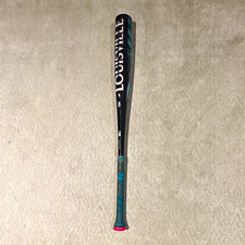Louisville Slugger Atlas BBCOR -3 32/29 2 5/8 3-Piece Bat Black/Teal/Pink picture