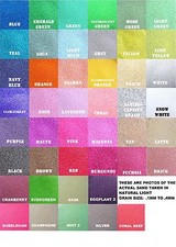 Colored Sand 6oz (1/2 cup) *125+ Colors* Unity Sand Ceremony, Wedding, Craft picture