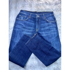 Vtg Lucky Brand Crop Jeans Womens Sz 2 26 Dark Wash Distressed Made In USA  A39 picture