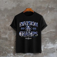 Men's Los Angeles Dodgers 2026 NL West Division Champions T-Shirt picture