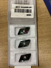 NEW Lot of 3 Sumitomo AECT160404PEFRA-DL1000 PCD Diamond Milling Inserts picture