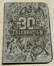 30th Celebration  - Pokemon - 540 Card - 9 pocket Binder - Gray picture
