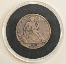 1856 O Seated Liberty Silver Half Dollar 50C picture