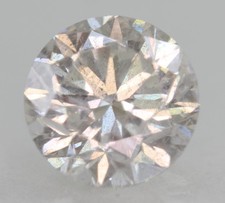 Certified 1.51 Carat F VS2 Round Brilliant Natural Enhanced MINED Diamond 7.04mm picture