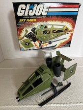 VINTAGE 1980'S HASBRO GI JOE SKY HAWK ONE MAN V.T.O.L. COMPLETE WITH BOX picture
