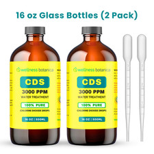 CDS Water Purification Solution 100% Pure 3000 ppm 500mil Ready to Use Drops picture