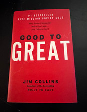 Jim Collins Good to Great Hardcover 2001 1st Ed w/ Dust Jacket Leadership picture