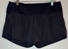 Lululemon Speed Up Shorts Women’s 3.5” Size 6 Black Lined Running Gym Training picture
