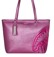 Sprayground SUGAR VENOM Fuschia Tote🔥New Black Travel Large Shoulder Bag picture