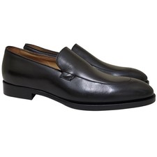 Bruno Magli Men Pertini Slip On Loafers Size US 9M Black Leather picture