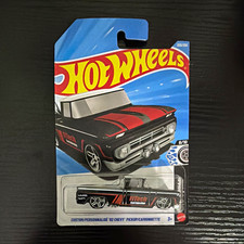 Hot Wheels '62 Chevy Pickup Black/Red FiTech Injection 1:64 Unopened picture