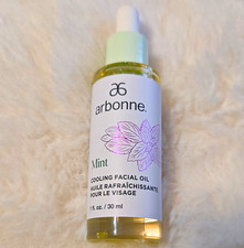 Arbonne Mint Cooling Facial Oil Moisturizer Gluten-Free 1 fl oz / 30 ml picture