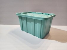 Hobby Lobby Teal Mini Bin Tiny Tote Fast Shipping  picture