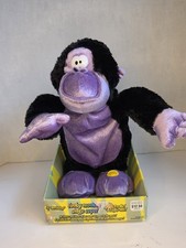 Rare - Gemmy Funky Monkey Black Purple Singing Dancing - Birthday - not tested picture