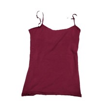 Maurices Tank Top Womens Medium Pink Stretch Jersey Adjustable Strap Camisole picture