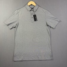 Travis Mathew Mens Sunnyvale Polo Shirt Dark Gray Heather Size Small picture