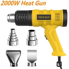 2000W Heat Gun Electric Hot Air Gun Stepless Temperature Heater 4 Nozzles Tool picture