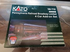 Kato #106-7112 N-Scale Pennsylvania PRR Broadway Limited 4-Car set Add-On NEW picture