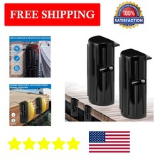 2-Pack Durable Black Dock Bumper Fender - Ultimate Boat and Dock Protection picture