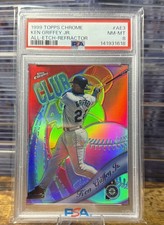 1999 Topps Chrome All-Etch Ken Griffey Jr #AE3 Refractor PSA 8 Seattle Mariners picture