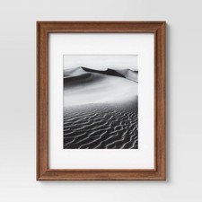 Midtone Woodgrain Wood Wall Frame - 11x14, Matted to 8x10 picture