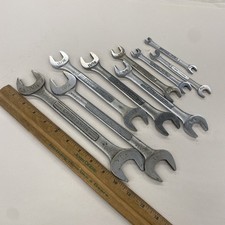 VINTAGE Craftsman USA Mixed Series Open End SAE Wrenches Lot of 9, USED  M0403 picture