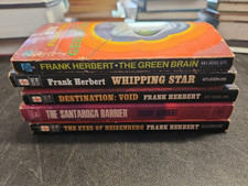 Lot Of 5 Vintage Frank Herbert Paperbacks picture