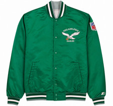 Philadel-phia Eagle-s Green Bomber Satin Jacket Bradley Cooper Style Varsity picture