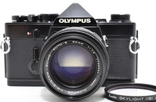 [N MINT-] Olympus OM-1N black SLR 35mm film camera Zuiko 50mm f/1.4 From JAPAN picture