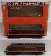 Lionel 6-8580 O Gauge Illinois Central F3 AA Diesel Locomotive Set EX/Box picture