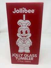 Jollibee Glass Tumbler Brand New picture