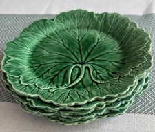 Vintage WEDGWOOD Majolica Etruria & Barlaston Cabbage Leaf 8