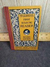 Vtg 1920 McGuffey's First Eclectic Reader Revised Edition Hardcover VERY GOOD picture